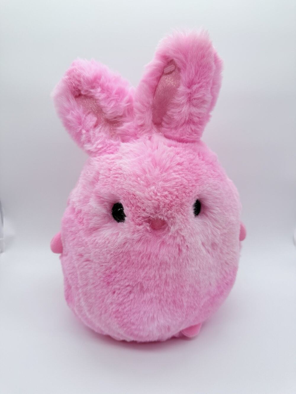 FAO Schwarz Children's Plush Toy Chibi Pal Pink Bunny Adorable Stuffed Toy 12"